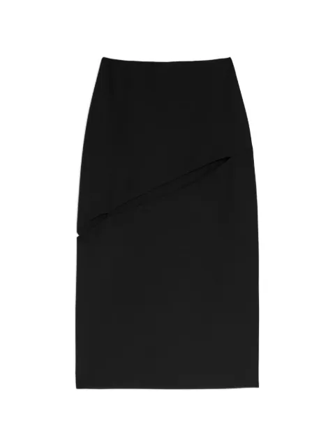 Jil Sander wool blend skirt Black J03MA0294J40330