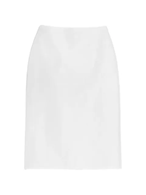 Jil Sander technical faille skirt White J03MA0302J70221