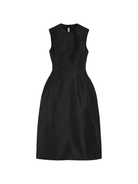 Jil Sander technical faille dress Black J03CT0623J70236