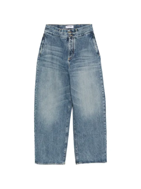 The Attico double-waist wide-leg jeans Blue 261WCP00322DDD122AA