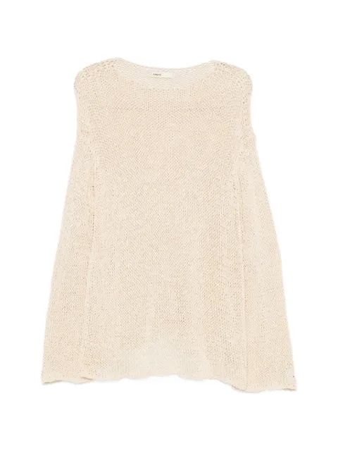 KHAITE Davet open-knit top Brown 18190458