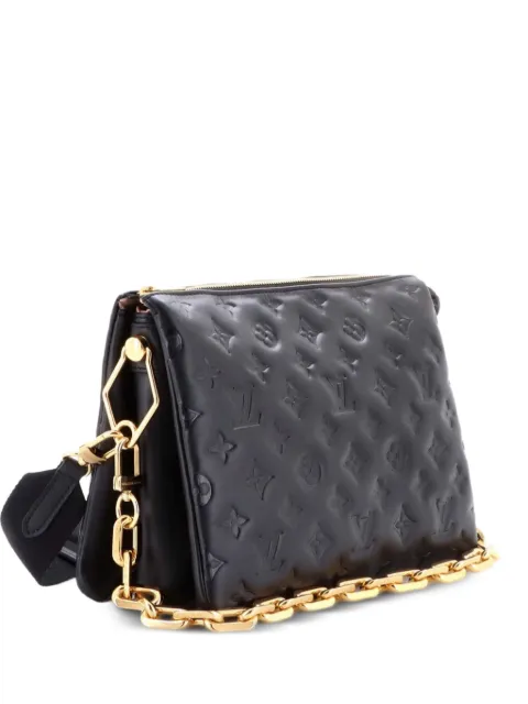 Louis Vuitton Pre-Owned Coussin Bag Monogram Embossed Lambskin PM crossbody bag Black 5BEYLZIX75ZIX6FS