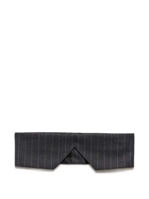 Prada pinstripe wool bandeau top Grey P786CSOOO19JP