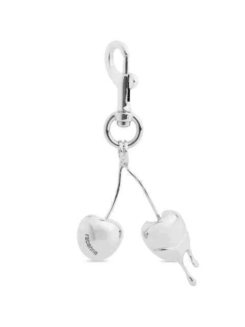 Rabanne cherry pendant charm Silver 26EAA0272MET808