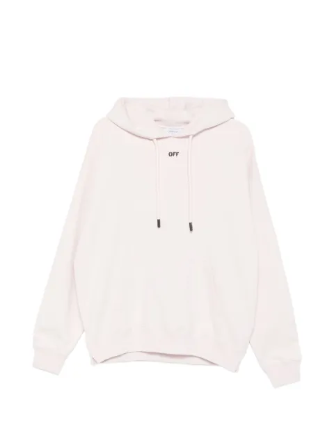 Off-White graphic hoodie Pink OMBB085S26FLE00J6080