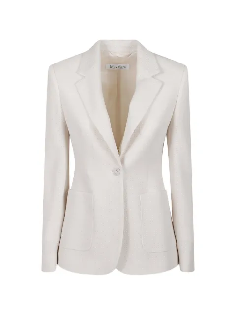 Max Mara single-breasted blazer Neutrals 2611911021600