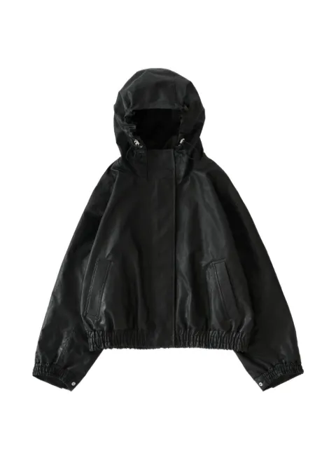 Studio Nicholson Cabot hooded jacket Black CABOTSNW1742