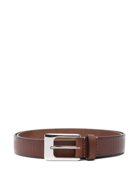 LEMAIRE rail-embossed leather belt Brown BE0004LL132