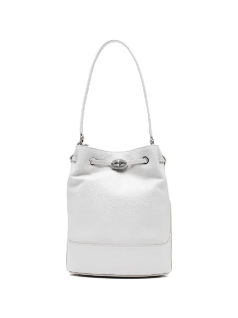 Zanellato Monda leather bucket bag Grey 0689800040000