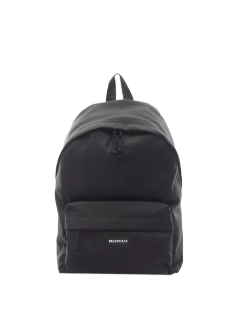 Balenciaga Pre-Owned 2010-2026 Nylon Explorer backpack Black O3ROT09QEAOX9IMK