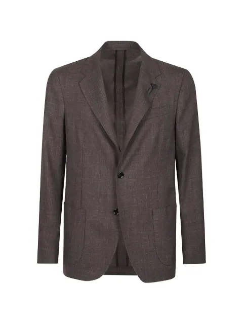 Lardini buttoned blazer Brown CN6202ECN64522