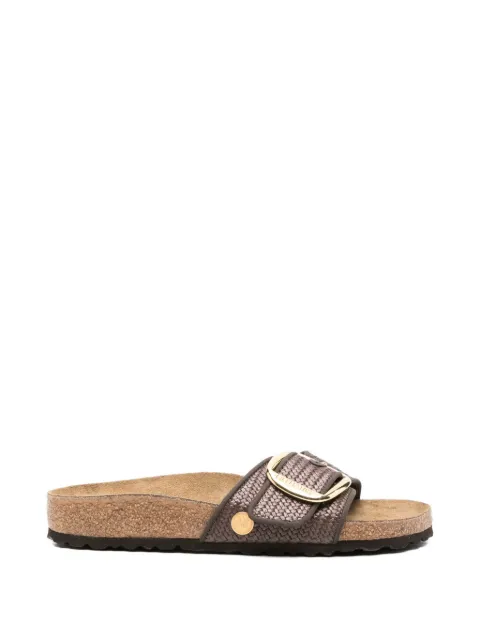 Birkenstock Madrid Big Buckle raffia sandals Brown 1031419