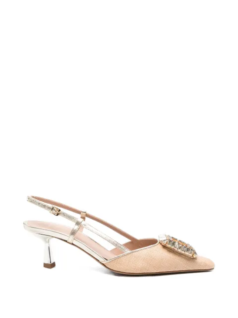 Roberto Festa Julien buckle-strap pumps Neutrals JULIEN