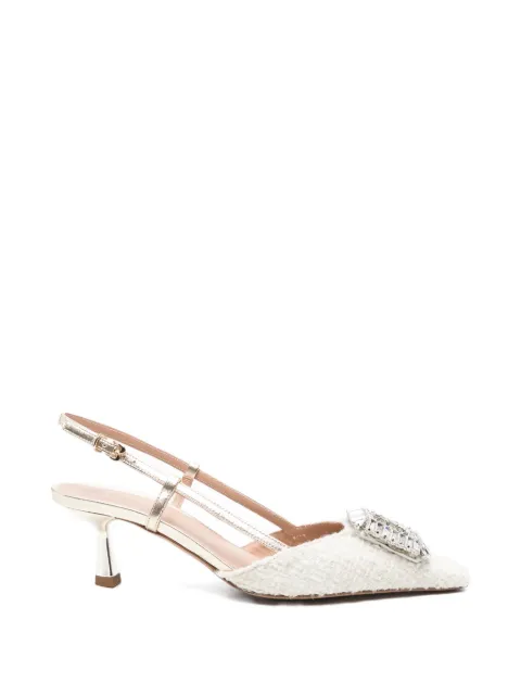 Roberto Festa Ingrid buckle pumps Neutrals INGRID