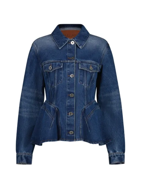 VAILLANT STUDIO peplum jacket Blue JA040BLUE
