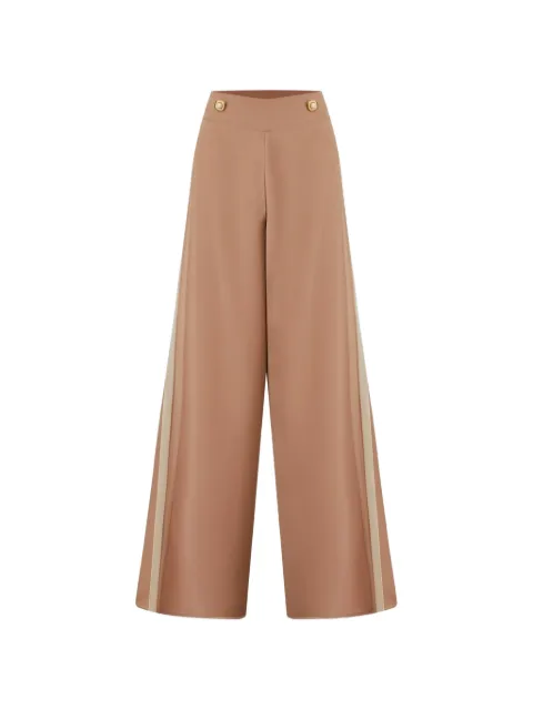 Edward Achour Paris wide-leg tailored trousers Neutrals 090909942