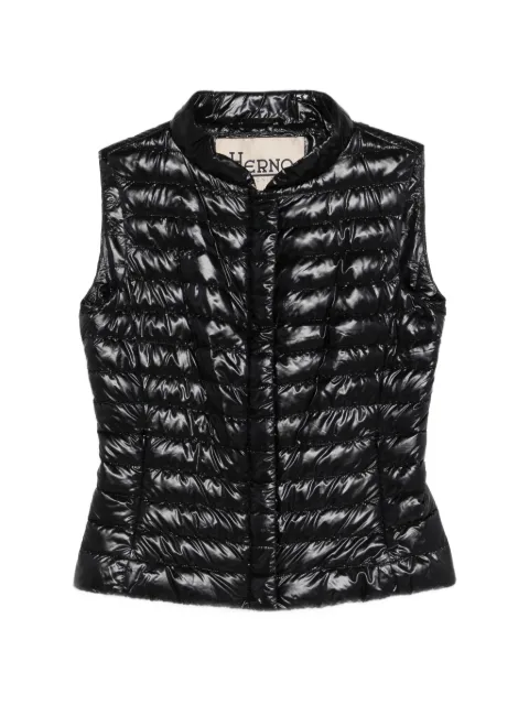 Herno zip-fastening quilted gilet Black PI0601DIC12017Z