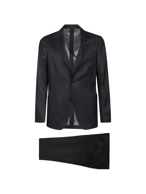 Lardini notched-lapels suit Grey PA6300EPAIF64417
