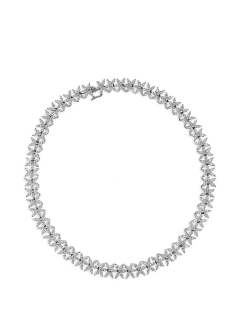Juwelina Paris Marchesa flower necklace Silver JN1868