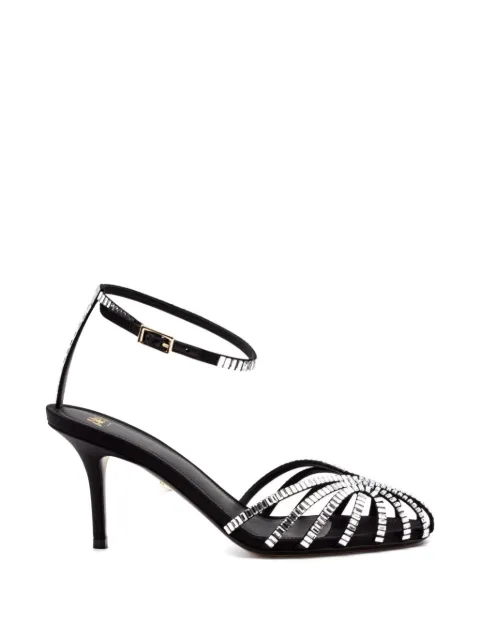 Alevì Penelope embellished-strap sandals Black L26SC010N0222997