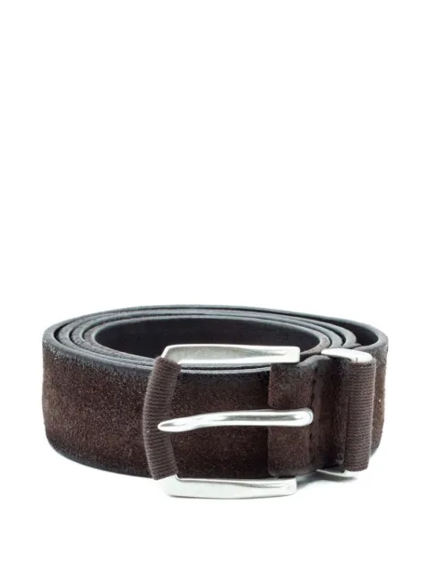 Orciani suede buckled belt Brown U08380HNT
