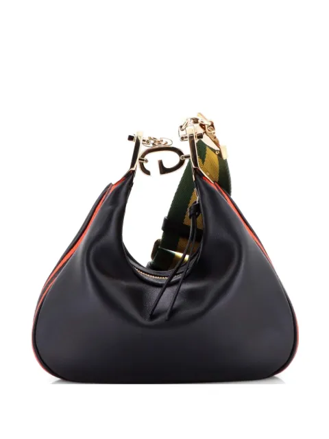 Gucci Pre-Owned Attache Shoulder Bag Leather Small crossbody bag Black XDM99E99LD86XGAO