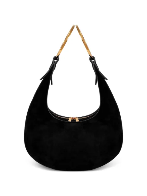 POTAMY ring suede mini bag Black PP30394CN02BLACK26S