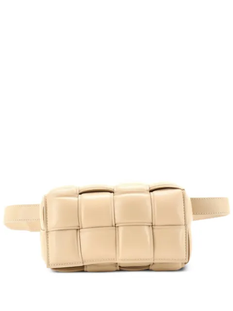 Bottega Veneta Pre-Owned Cassette Padded Intrecciato Leather belt bag Neutrals LMA04H9RFP61GBQE