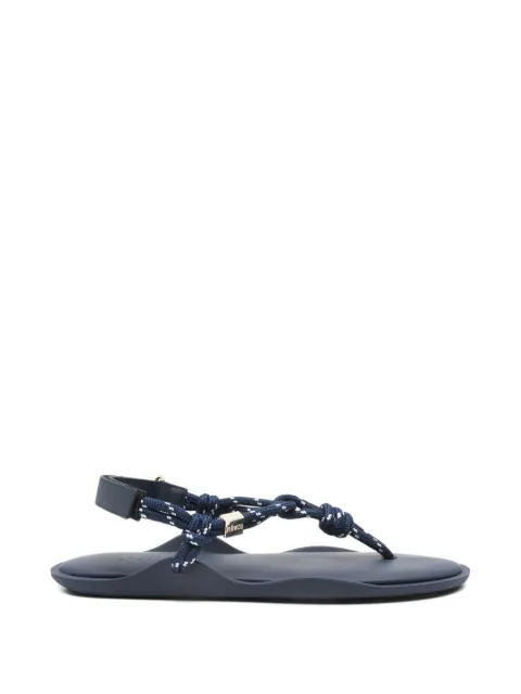 Flòwze rope-strap sandals Blue FLMONOCOLOR
