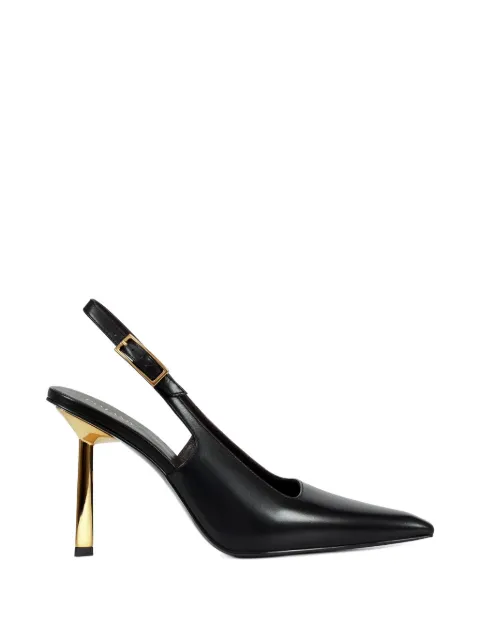 POTAMY buckle leather pumps Black PP00874CN03BLACK26S