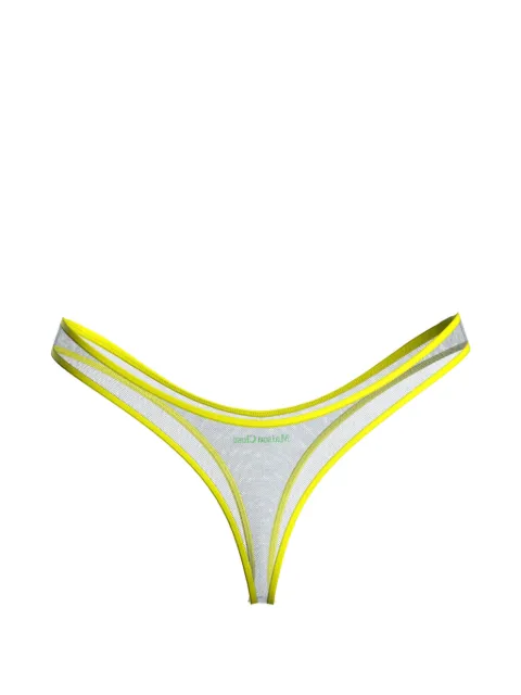 Maison Close Panorama high-cut thong Neutrals 564510