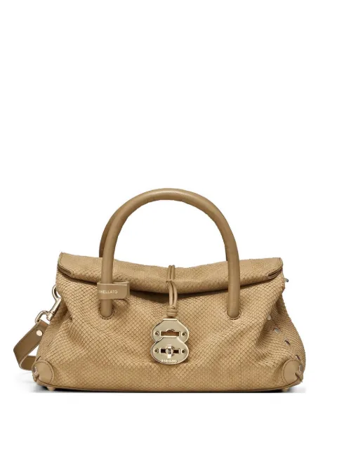 Zanellato small Dotta leather shoulder bag Neutrals 0687502200000Z0222