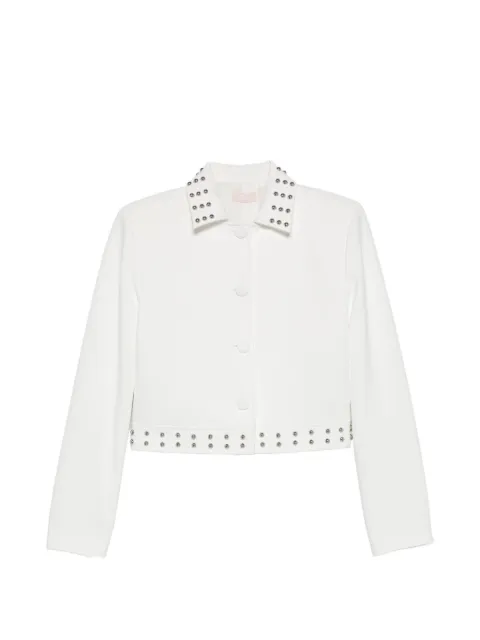 LIU JO studded detailing jacket White WA6107T2527