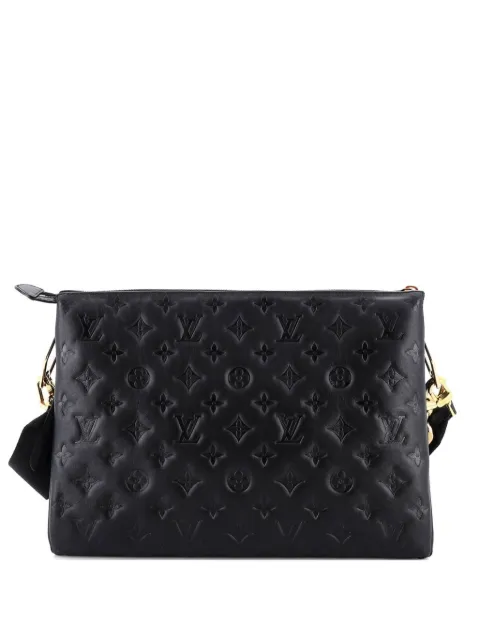 Louis Vuitton Pre-Owned Coussin Bag Monogram Embossed Lambskin MM crossbody bag Black Q5YBFV4WO7AVF2ES