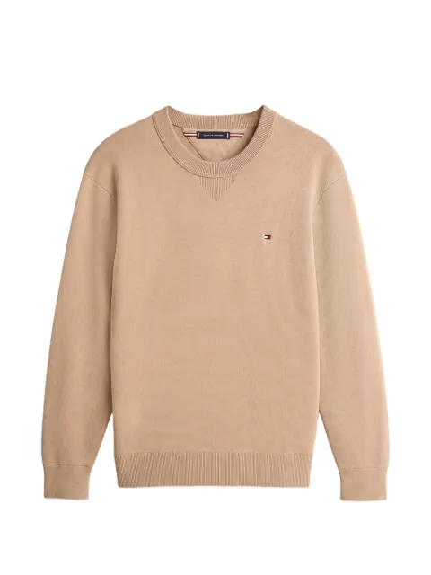 Tommy Hilfiger logo jumper Neutrals MW0MW41649AFE