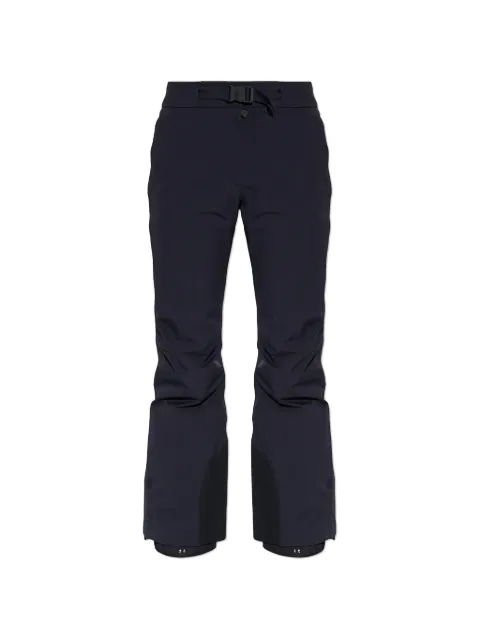 Moncler buckle-belt ski trousers Blue 0982G0001053066