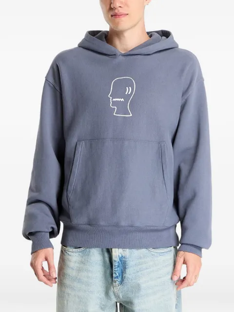 Brain Dead logo hoodie Blue BDS25T09004821BL05