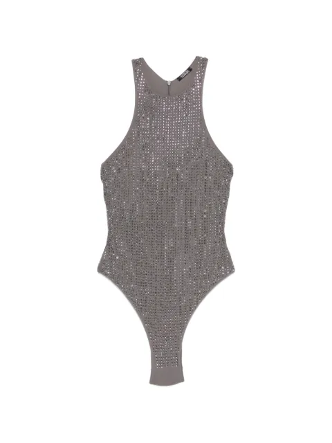 VENUJA embellished racerback swimsuit Grey OP005A