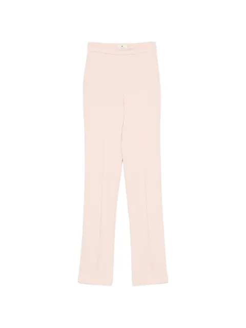 Elisabetta Franchi lightweight crêpe fabric trousers Pink PA19163E2