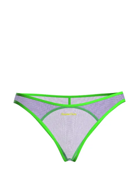 Maison Close Panorama open-back briefs Purple 564520