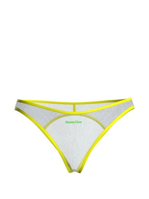 Maison Close Panorama open-back briefs Neutrals 564530