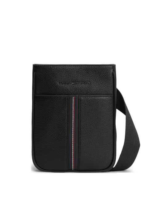 Tommy Hilfiger stripe shoulder bag Black AM0AM14169BDS
