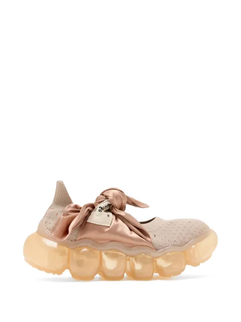 GROUNDS bow-detail sneakers Neutrals 1631