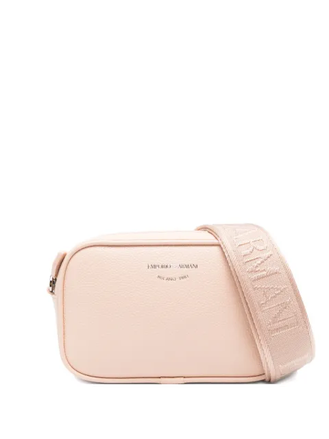 Emporio Armani logo strap cross body bag Pink EW000537AF12036