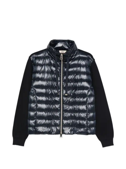 Herno quilted zip-fastening jacket Blue MP000155D72098