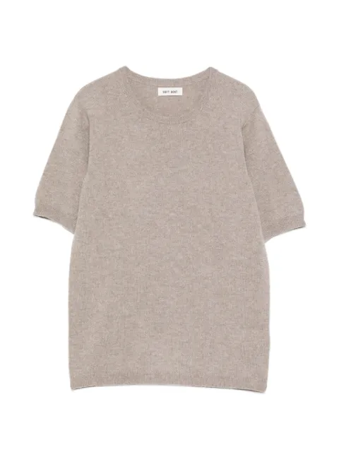 Soft Goat round-neck short-sleeve sweater Grey FW25SF01100002GREIGE
