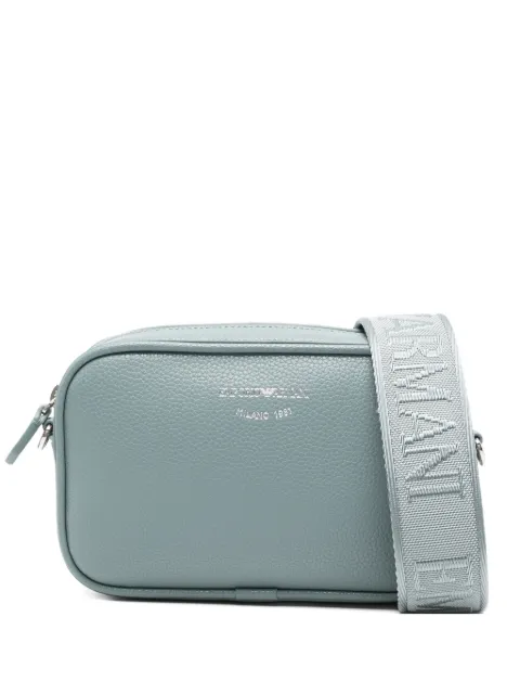 Emporio Armani mini logo-strap shoulder bag Blue EW000537AF12036