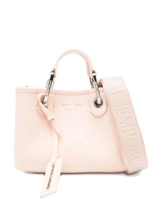 Emporio Armani mini Myea handle shoulder tote bag Pink EW000382AF12036