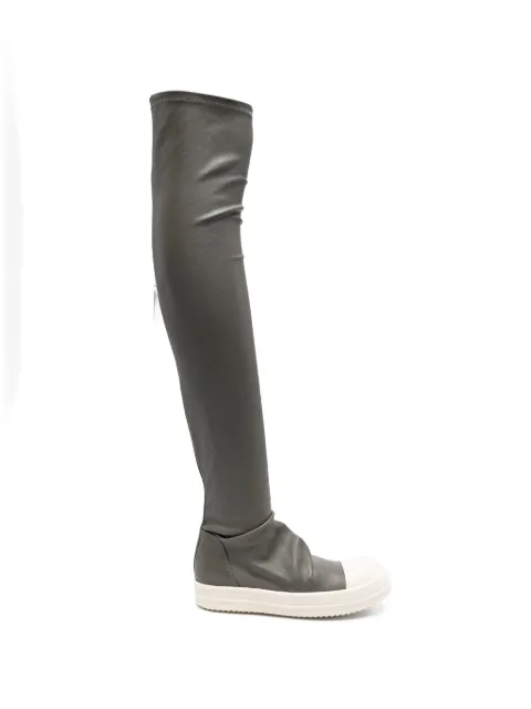 Rick Owens knee-high boots Grey RP01F6893LS