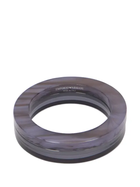 Emporio Armani layered bangle bracelet Grey EW004516AF25239